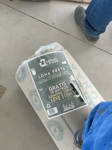 Lona preta 110 metros