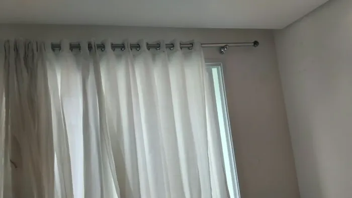 Cortina para sala de TV 2 m de largura Altura 2,30