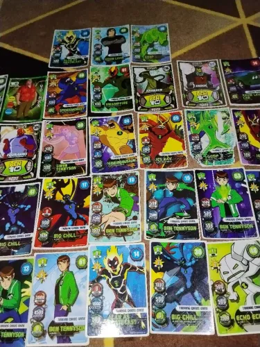 Lote de cartinhas do Ben 10