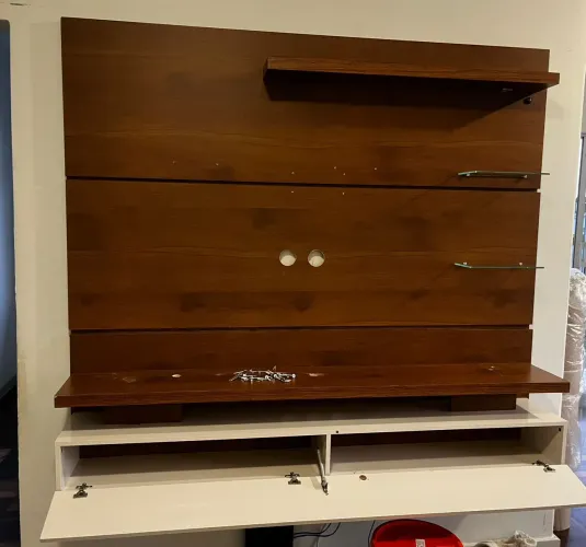 Rack com painel