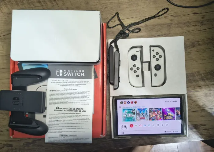 Nintendo Switch Oled Completo bloqueado + Mario Kart 8