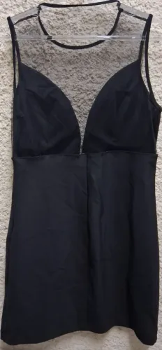 Vestido em V Preto - M