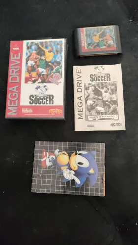 Fifa International Soccer para Mega Drive Tec Toy Nacional CIB! Ultra Raro neste estado!