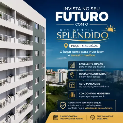 Conforto, localização privilegiada e condições especiais de pré-lançamento pelo Minha Casa