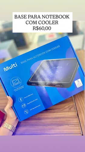 BASE PARA NOTEBOOK COM COOLER
