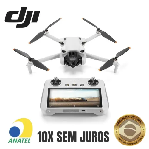 Dji Mini 3 Com Tela - Anatel 1 Ano de Garantia
