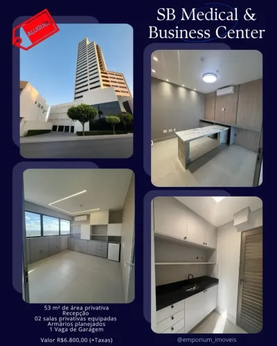 LOCAÇÃO| SB MEDICAL & BUSINESS CENTER JARDIM CUIABÁ