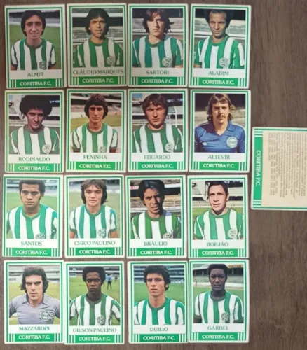 FUTEBOL CARDS 78/79 PING PONG CORITIBA