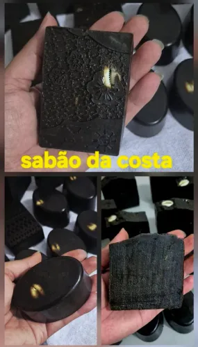 Sabonete artesanal de limpeza 