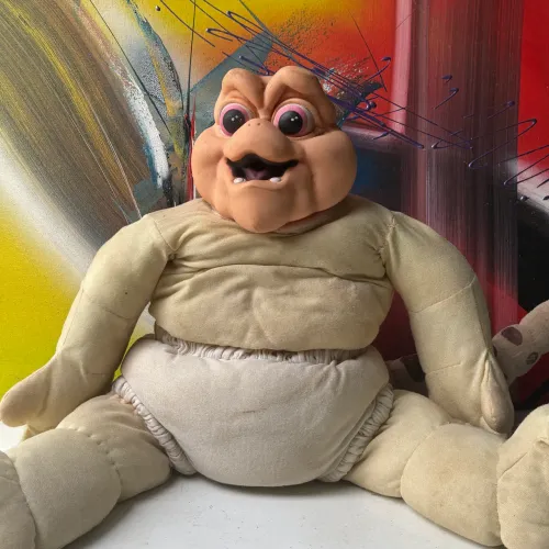 Boneco antigo Baby Família Dinossauro 