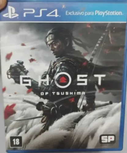 Vendo JOGO PS4 "GHOST of Tsushima" zerado sem uso