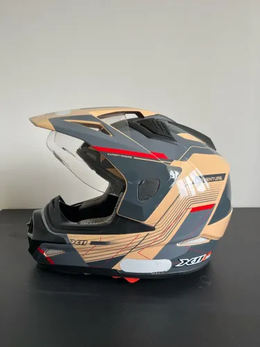 Capacete X11 Crossover Adventure Tam. 64 - Viseira Solar
