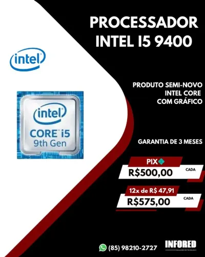 Processador Intel Core i5-9400