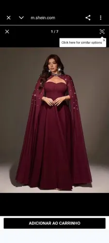 Vestido Festa Marsala M