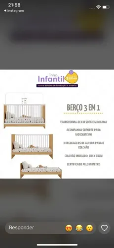 Kit berço e comoda