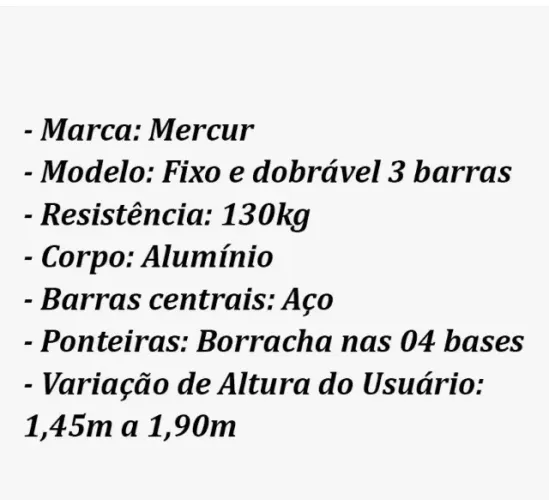 Andador dobrável mercur