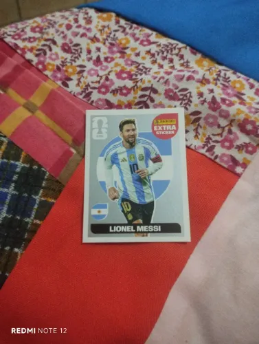 Figurinha Messi Prata 
