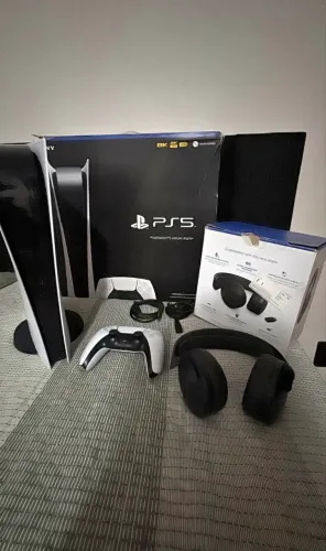 Ps5 Midia Digital + HeadSeat Pulse 3D