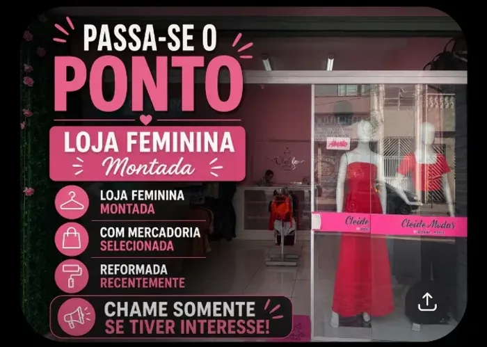 Loja de roupas feminina 