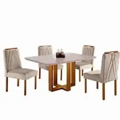 Mesa com quatro cadeiras 