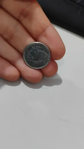 Moeda de 1000 Cruzeiros "Peixe Acará",