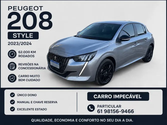 Peugeot 208 Style 1.0 Flex 6V 5P Mec. 2024