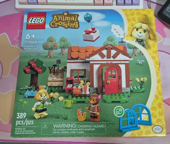 Lego Animal Crossing 77049 visita de isabelle