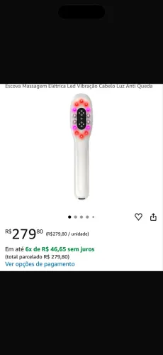 Escova elétrica lazer anti queda