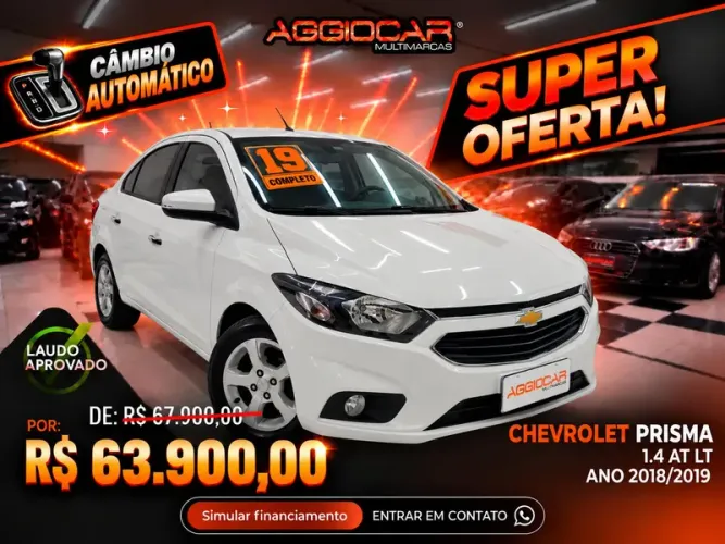 Chevrolet Prisma Sed. LT 1.4 8V Flexpower 4P Aut. 2019