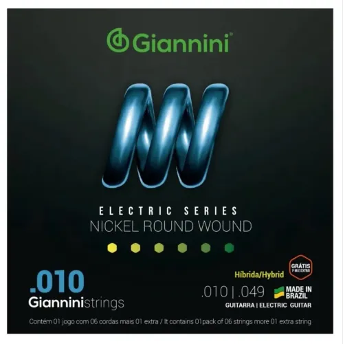 Encordoamento guitarra Giannini Híbrida