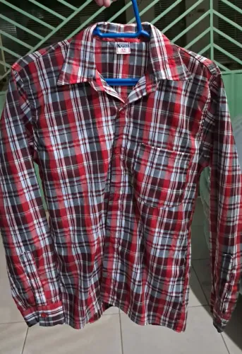 Camisa xadrez infantil