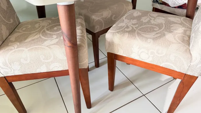 Mesa corazza 4 lugares 