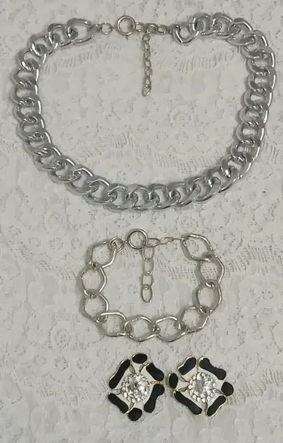 Conjunto Folheado a Prata