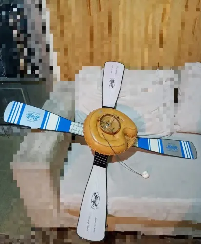 Ventilador de teto temático de beisebol