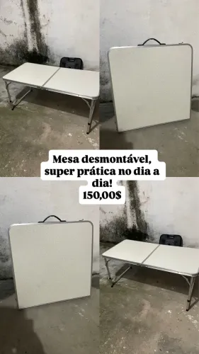 Mesa desmontável