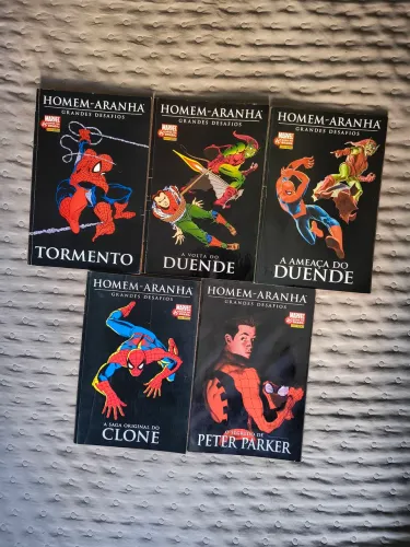 Homem-Aranha Grandes Desafios Panini - 5 HQs - Vol. 2 ao 6