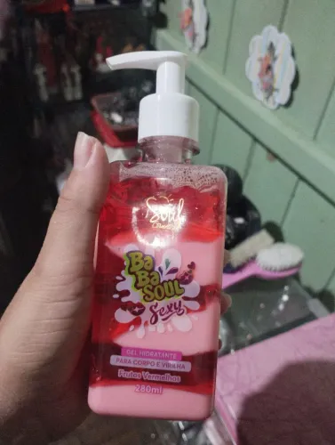 Hidratante comestível corporal frutas vermelhas