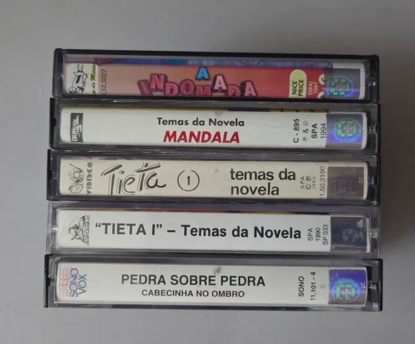 Lote Fitas Cassete de Novelas de Portugal