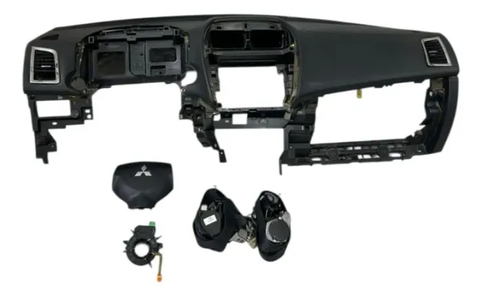 Kit Air Bag Mitsubishi Asx 2011/14 - Completo Preto