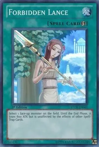 Yugioh!!! Forbidden Lance STOR-EN061 Super Rare