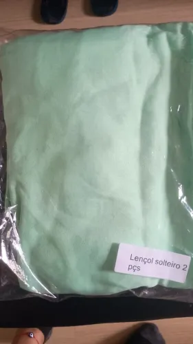 Lençol com fronha - Solteiro - Verde