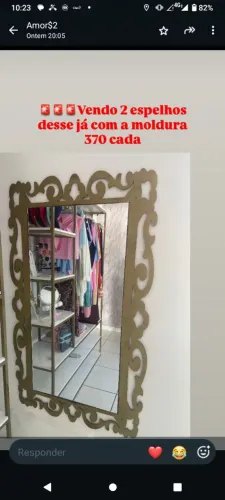 2 ESPELHOS DE SALÃO + LAVATÓRIO À VENDA