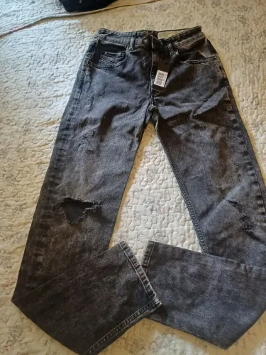 Calça Diesel Neekhol Regular Straight T23 Preta Original Inglaterra