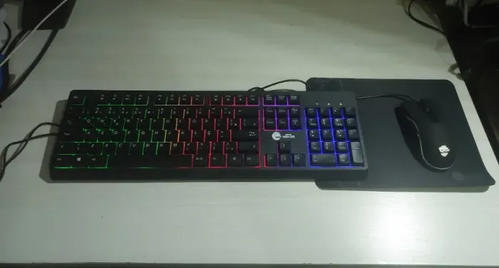 Teclado Gamer RGB | Mouse Gamer 3600 DPI | Mousepad | USB | Iluminação RGB | Preto