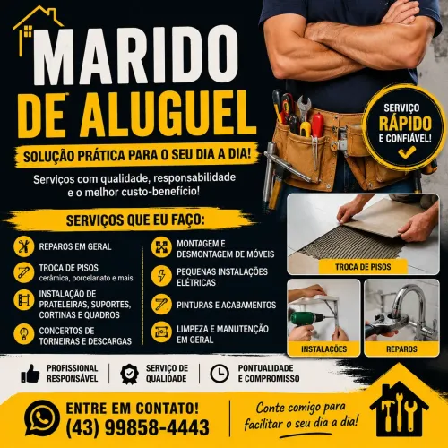 Serviços Gerais, Reparos e Manutenção Residencial