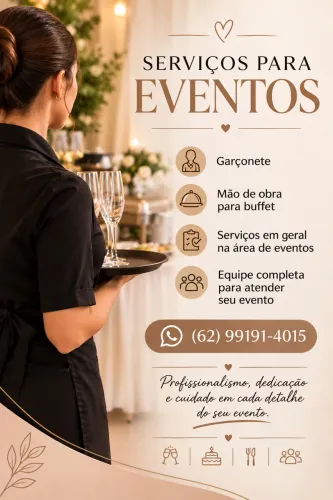 Equipe completa p/ eventos