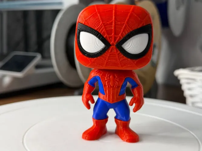 Funko Pop Homem Aranha - Impressão 3d Pintado a mão 
