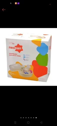 Esterilizador de microondas para mamadeira neopan