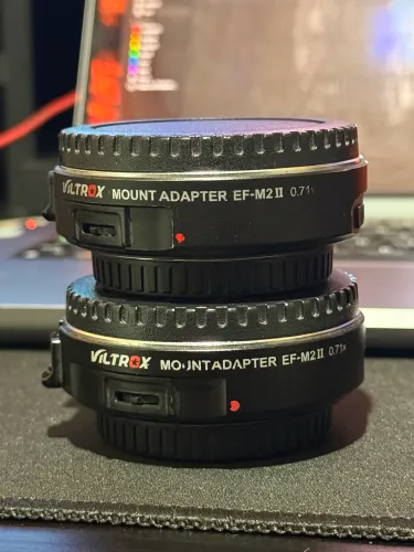 Adaptador Viltrox - lente EF M2- adaptador Blackmagic para Cânon EF