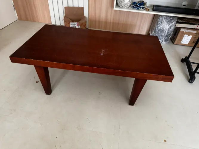 Mesa de centro madeira linda